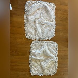 Threshold pillow shams (2) standard size. Never used